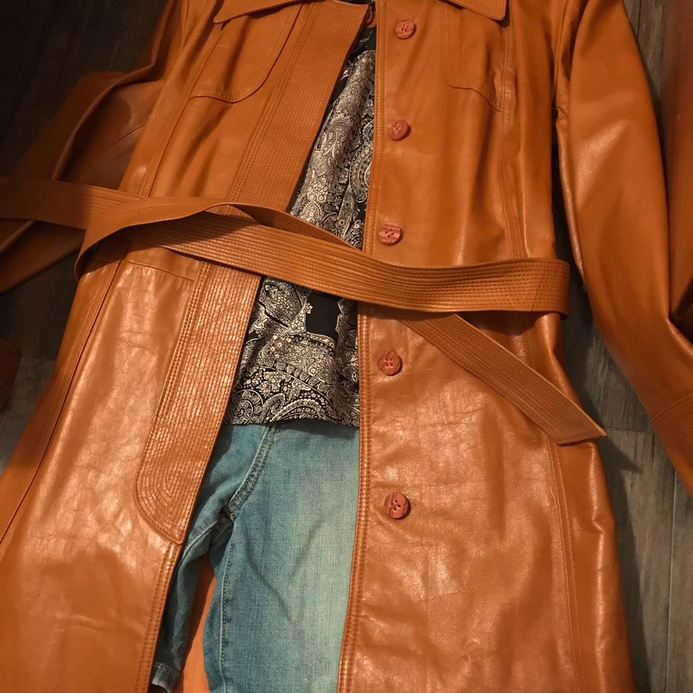 1970s vintage Suburban Heritage Leather Duster